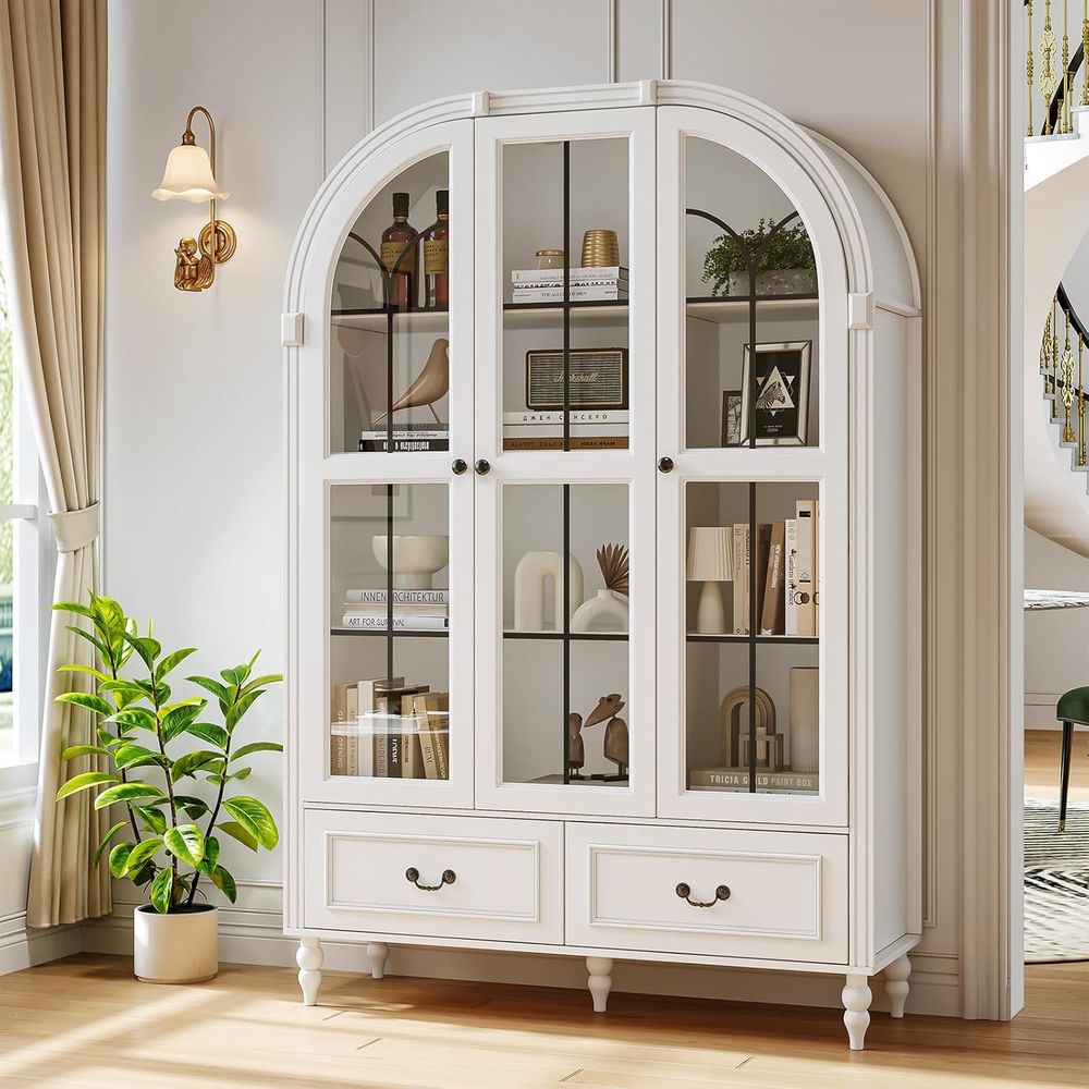 Storage - 70,8 Zoll hoher, gewölbter Küchenschrank, großer