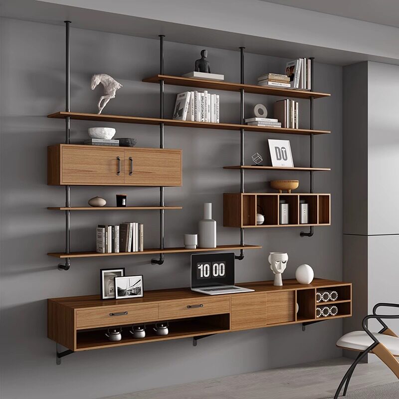 Tables - Moderner Schwebetisch aus Massivholz, italienischer minimalistischer