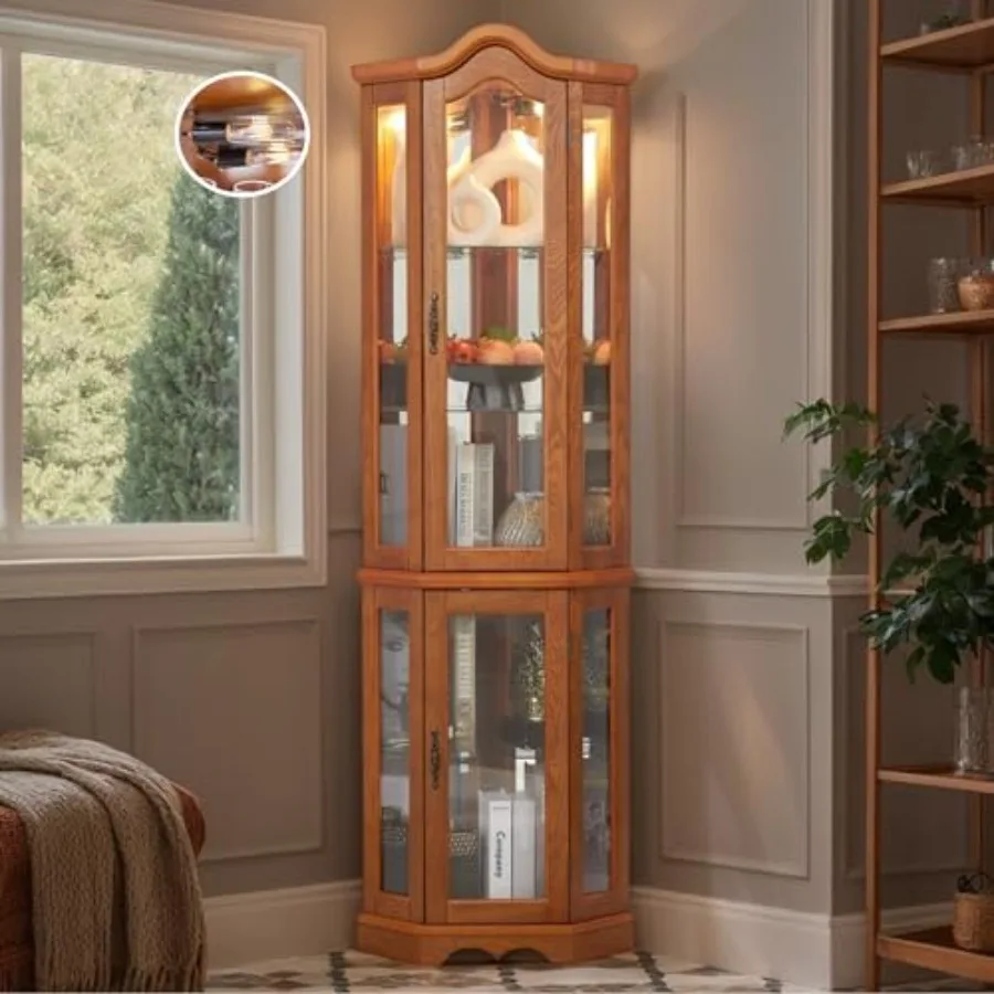 Storage - Eckvitrine für Bar und Spirituosenlagerung, beleuchtete