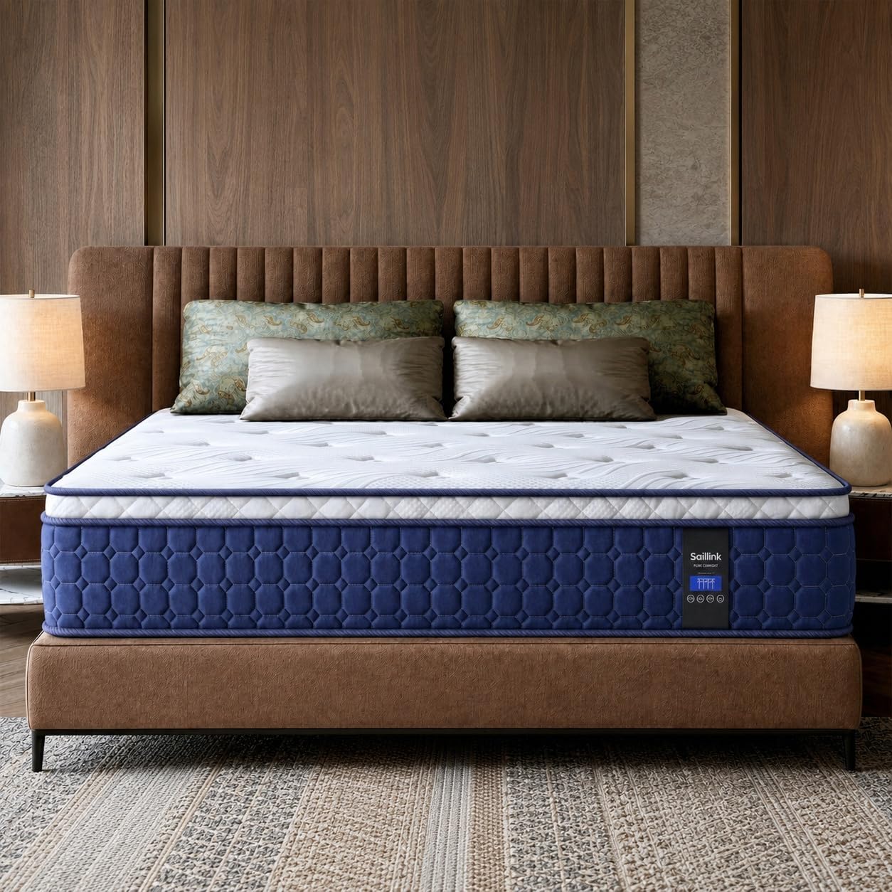 Memory Foam Mattress In A Box Queen - Queen-Size-Matratze, 14-Zoll-Hybridmatratze in einer Box, mittelfeste