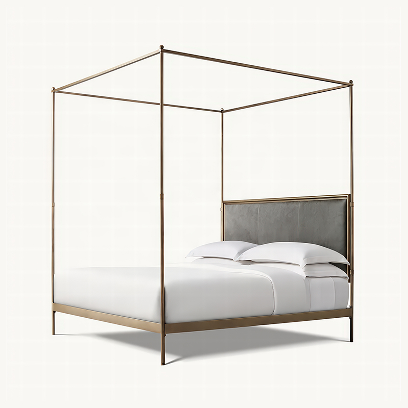 xx-Modernes Queen-Size-Bettges – Canopy Bed Frame Metal Queen Bewertung und Preis