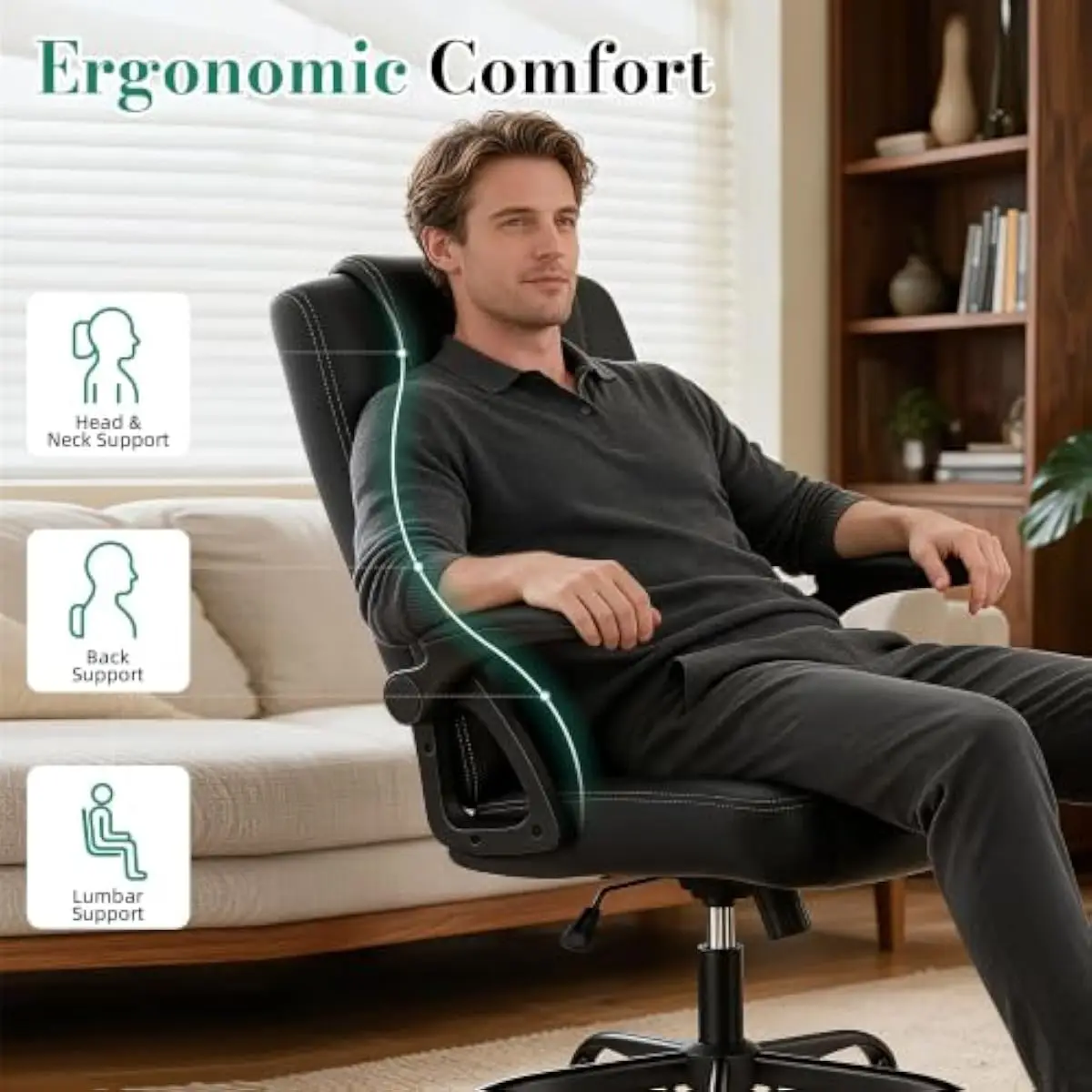 Ergonomischer Bürostuhl für Fü – Chairs Bewertung und Preis