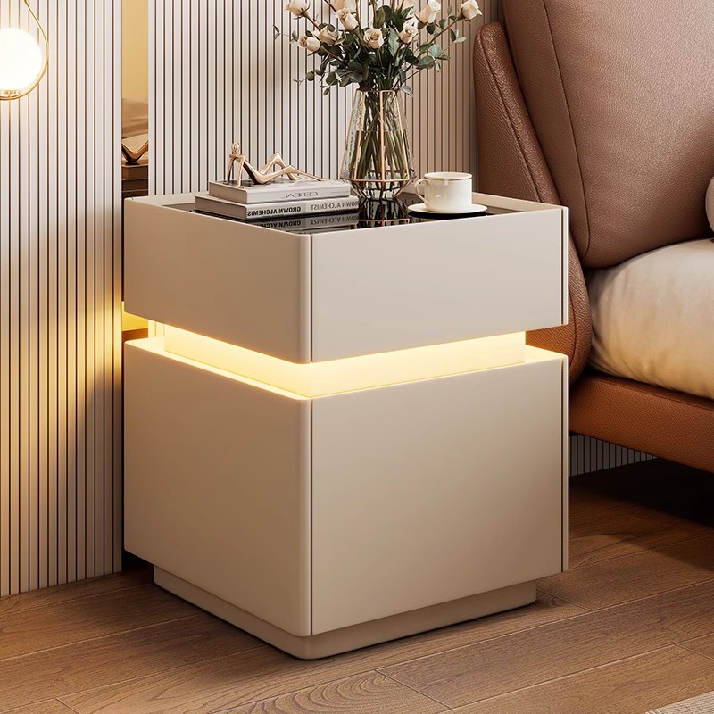 Intelligenter Nachttisch mit S – Solid Wood Nightstand 2 Drawers Bewertung und Preis