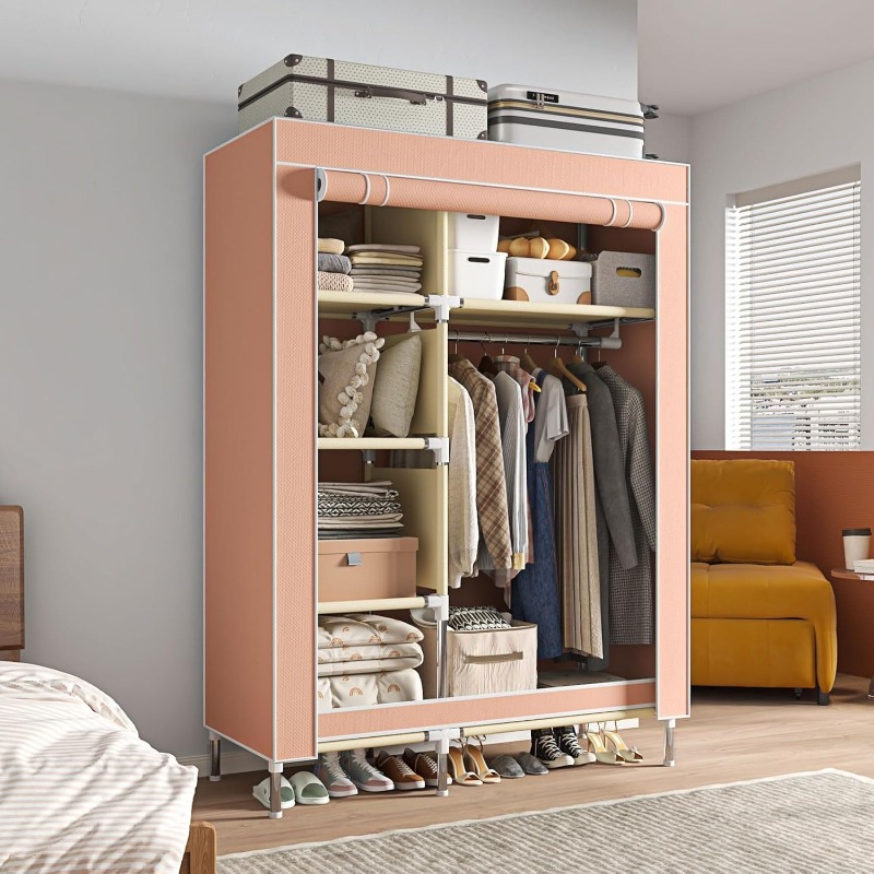 Tragbarer Kleiderschrank, frei – Wardrobe Closet Portable Fabric Cover Bewertung und Preis