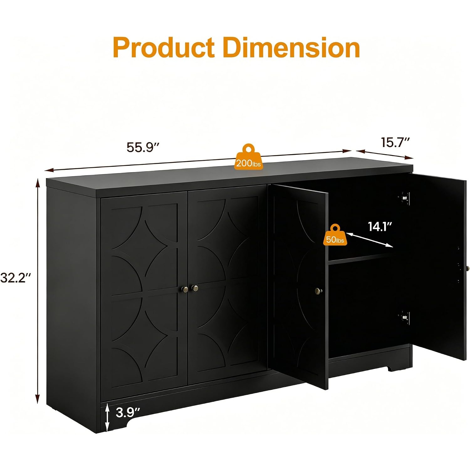 Sideboard-Buffetschrank mit St – Storage Bewertung und Preis