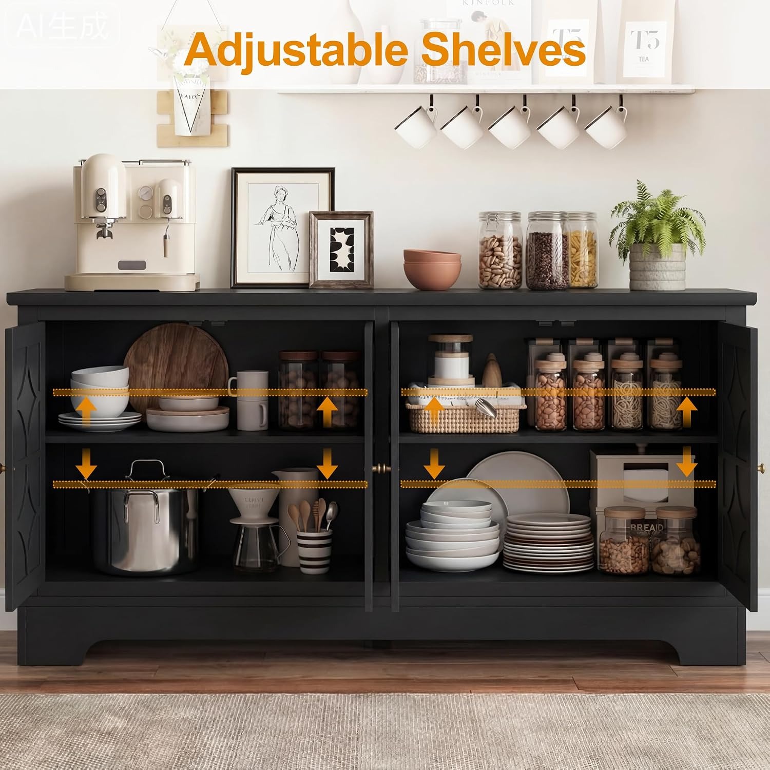 Sideboard-Buffetschrank mit St – Storage Bewertung und Preis