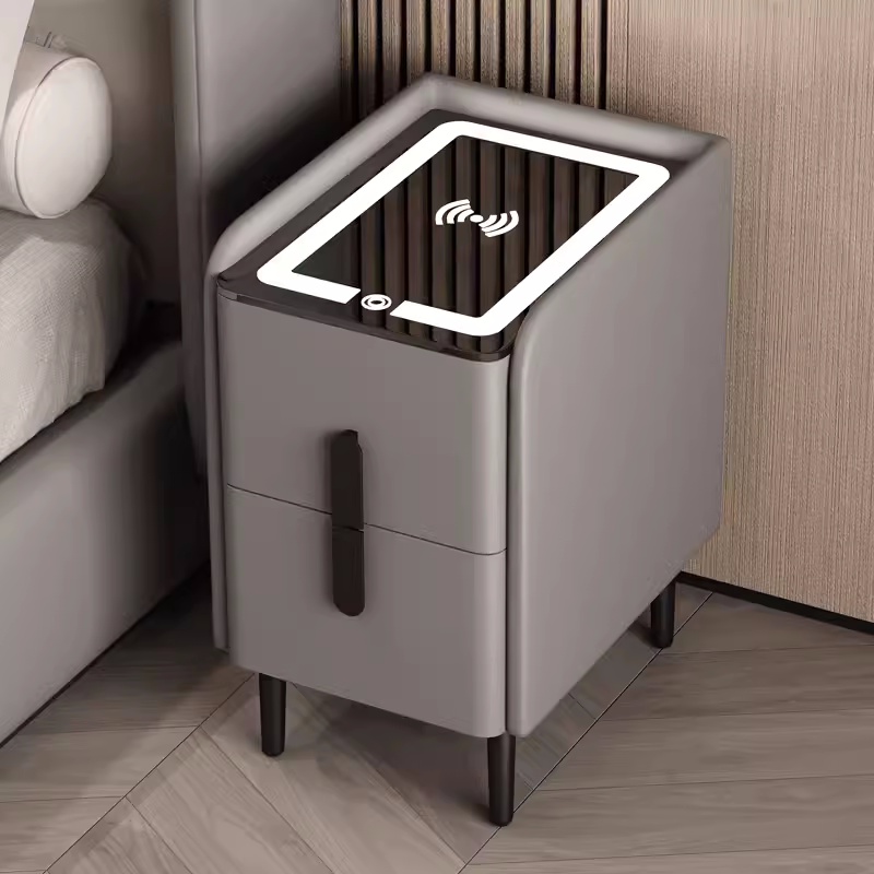 Nordischer Stil, intelligenter – Solid Wood Nightstand 2 Drawers Bewertung und Preis