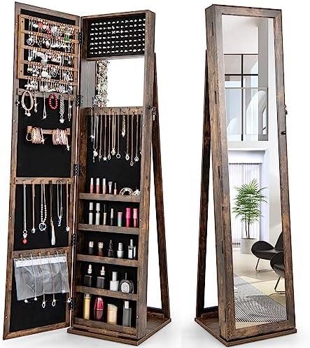 Schmuckschrank mit Ganzkörpers – Full Length Mirror Jewelry Armoire Bewertung und Preis