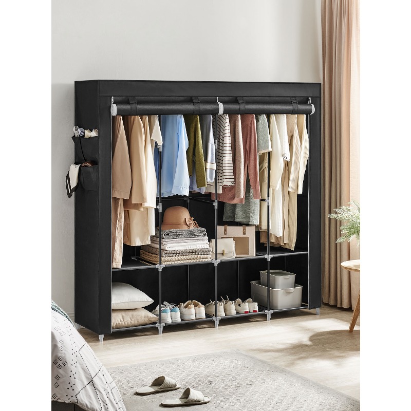 Tragbarer Kleiderschrank, Gard – Wardrobe Closet Portable Fabric Cover Bewertung und Preis