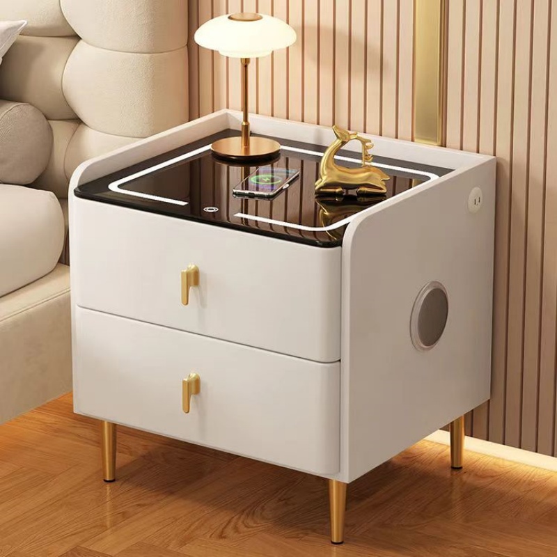 Nordischer Stil Holz-Nachttisc – Solid Wood Nightstand 2 Drawers Bewertung und Preis