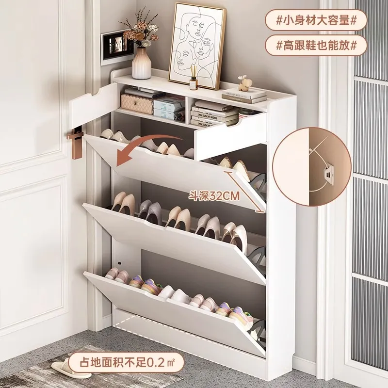 Schuhschrank mit Massivholzker – Shoe Rack Cabinet Narrow Entryway Bewertung und Preis