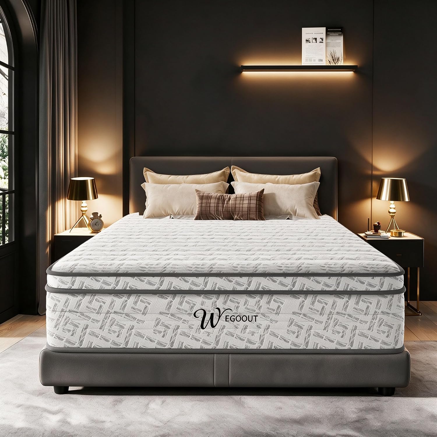 Queen-Size-Matratze 12 Zoll, m – Memory Foam Mattress In A Box Queen Bewertung und Preis