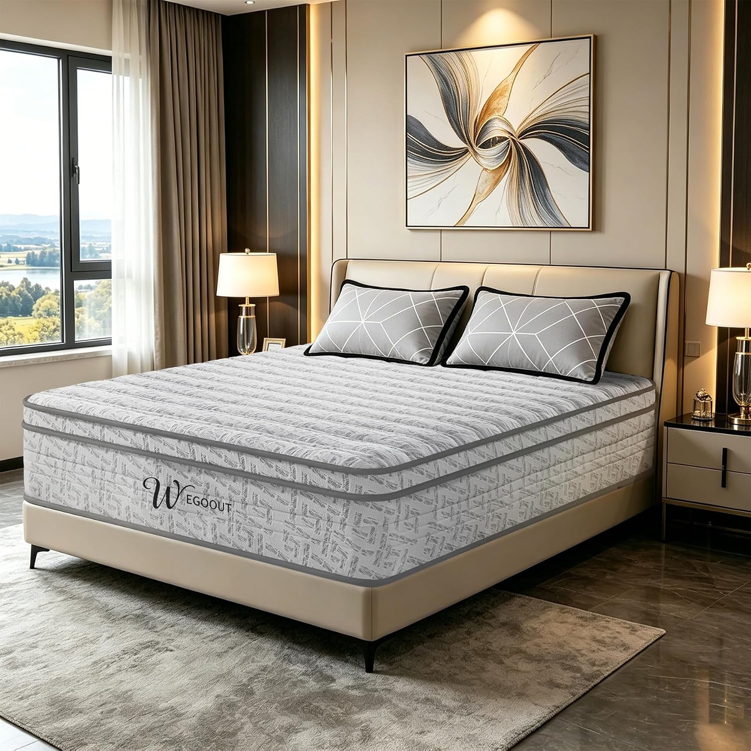 Queen-Size-Matratze 12 Zoll, m – Memory Foam Mattress In A Box Queen Bewertung und Preis