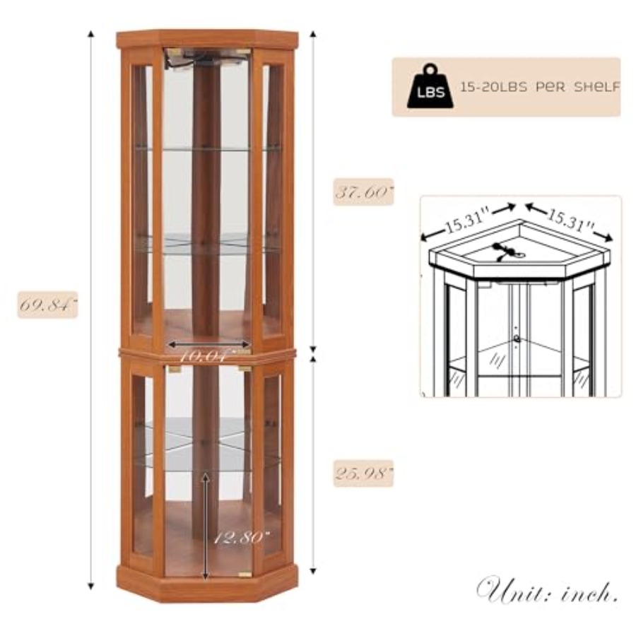 Eckvitrine für die Aufbewahrun – Storage Bewertung und Preis
