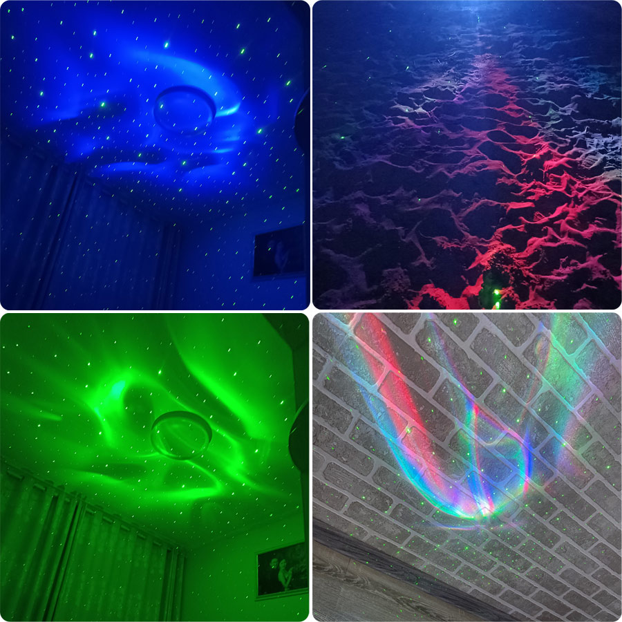 SA204 RGB LED Motiv Aurora Pro – Floating Nightstand With Led Light Bewertung und Preis