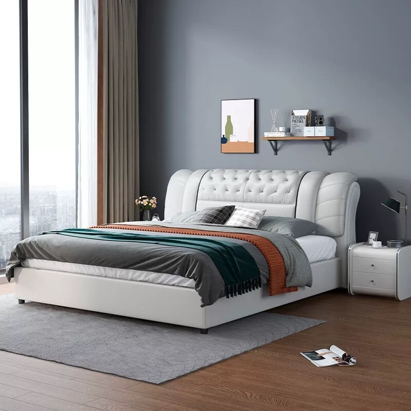 Möbelset Schlafzimmer Lederbet – King Size Bed Frame With Storage Drawers Bewertung und Preis