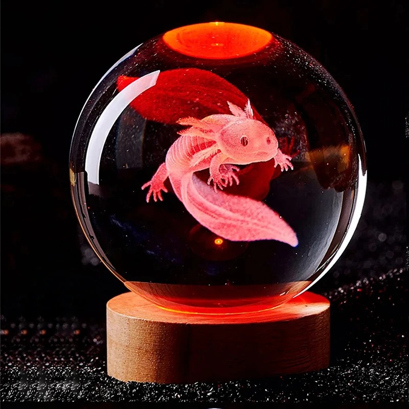 3D Axolotl Lasergravierte Kris – Floating Nightstand With Led Light Bewertung und Preis
